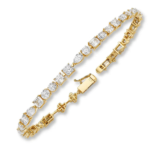 Mosaic Sparkle Lab Diamond Bracelet