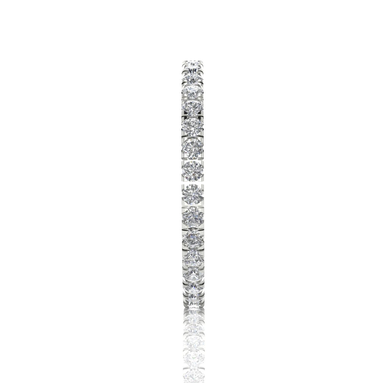 Full Eternity Moissanite Wedding Ring