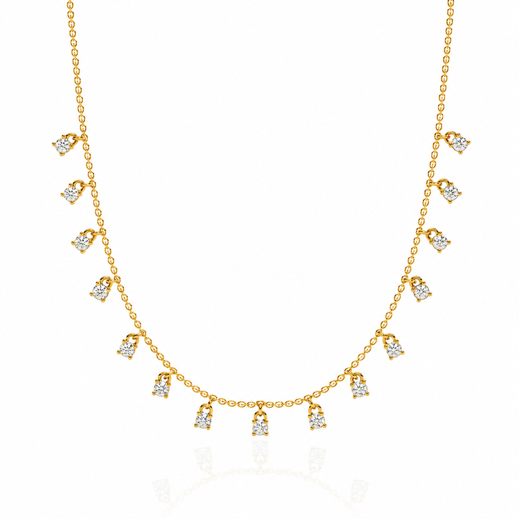 Classic Cascade Lab Diamond Necklace