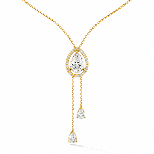 Eternal Raindrop Lab Diamond Necklace