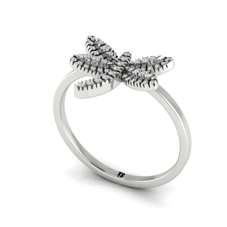 Classic Pave Dragonfly Ring