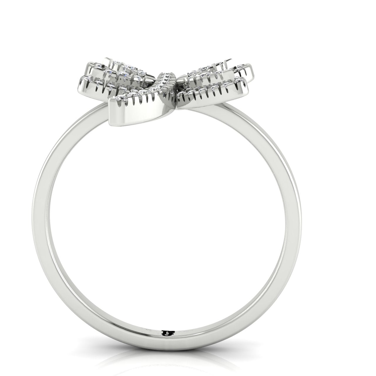 Classic Pave Dragonfly Moissanite Ring