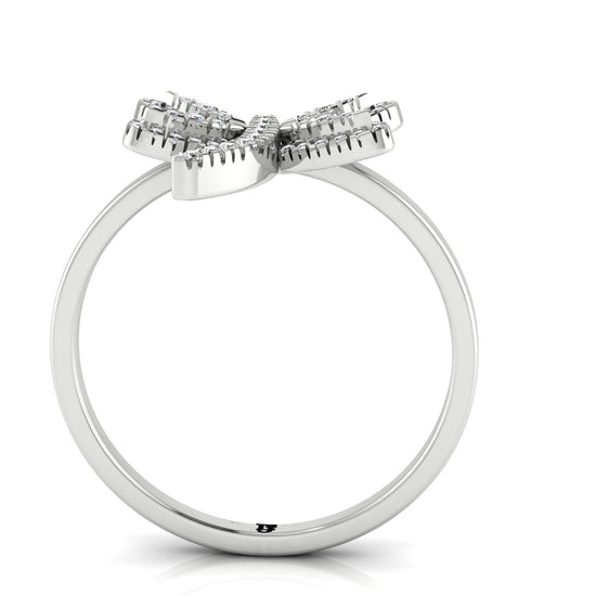 Classic Pave Dragonfly Moissanite Ring