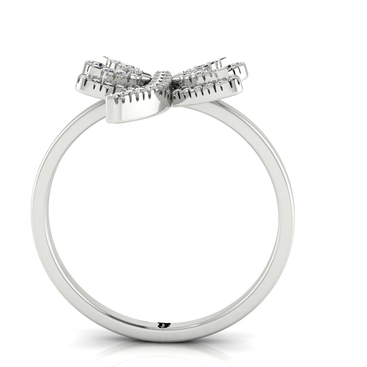 Classic Pave Dragonfly Moissanite Ring