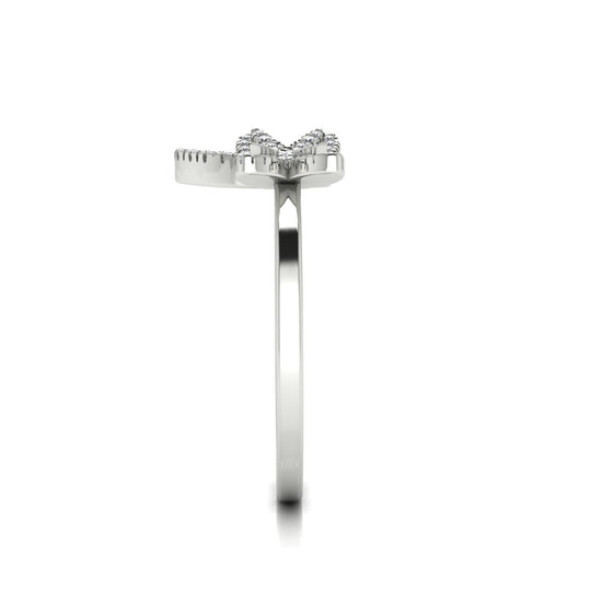 Classic Pave Dragonfly Moissanite Ring