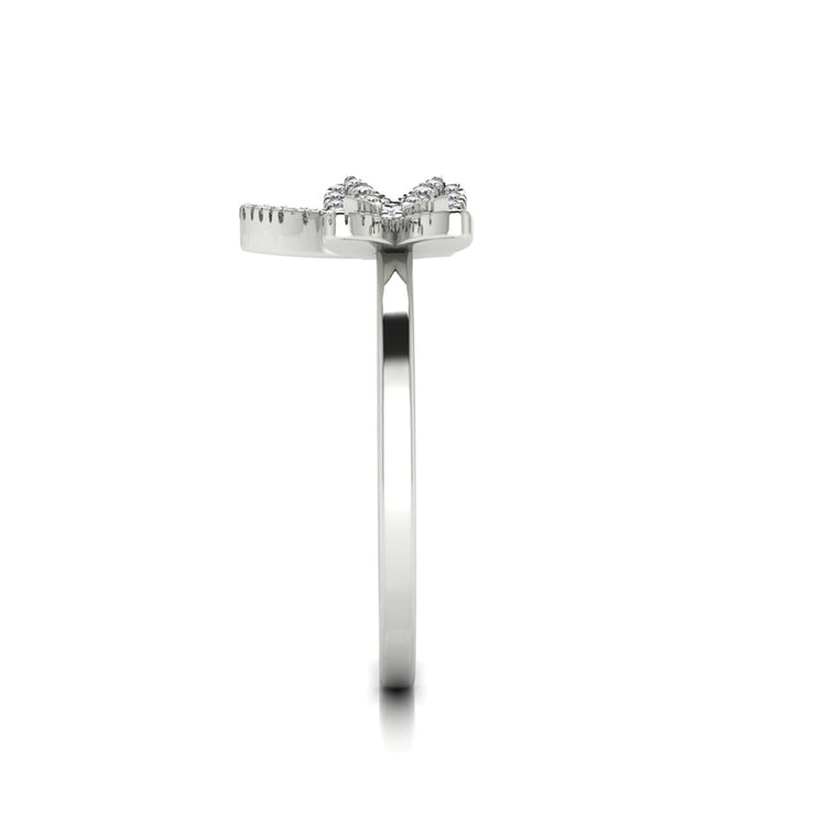 Classic Pave Dragonfly Moissanite Ring