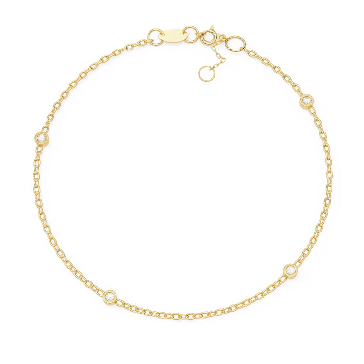 Celestial Orb Moissanite Bracelet