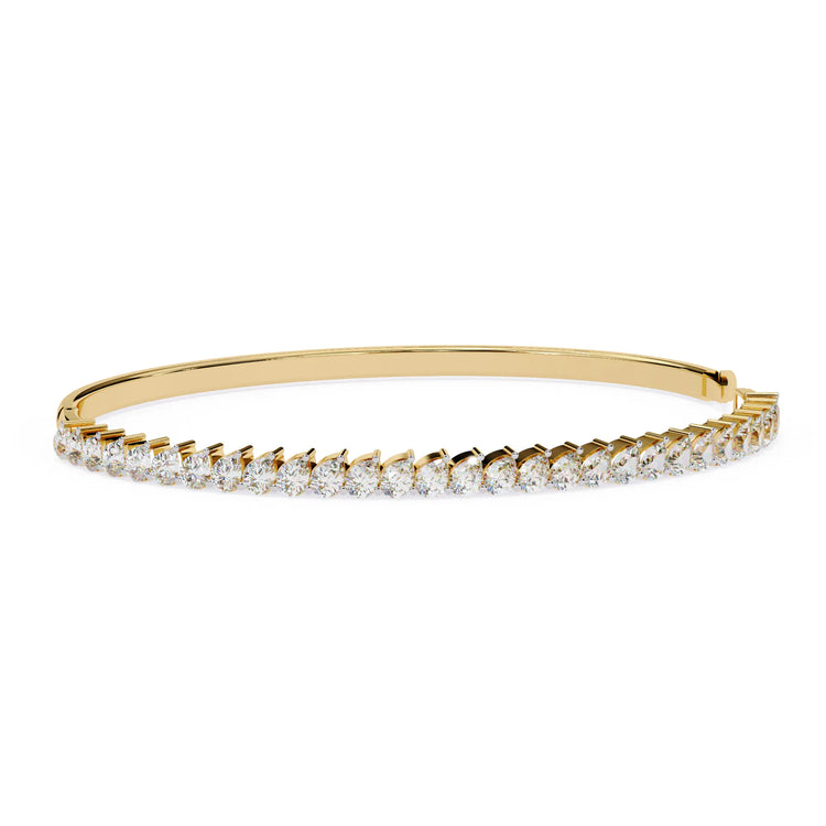 Elegant Lab Diamond Line Bracelet