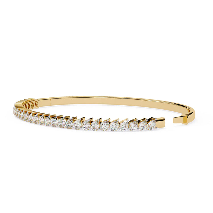 Elegant Moissanite Line Bracelet