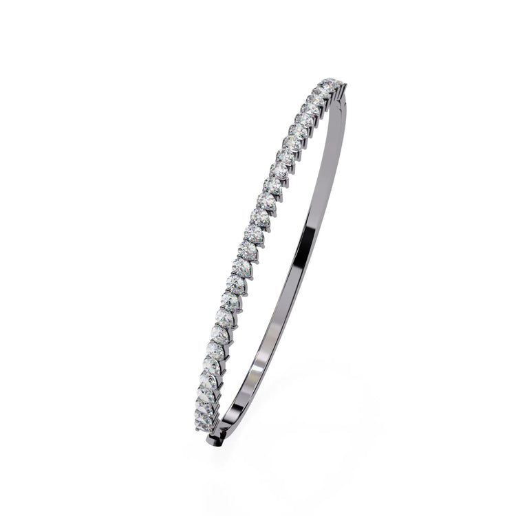 Elegant Lab Diamond Line Bracelet
