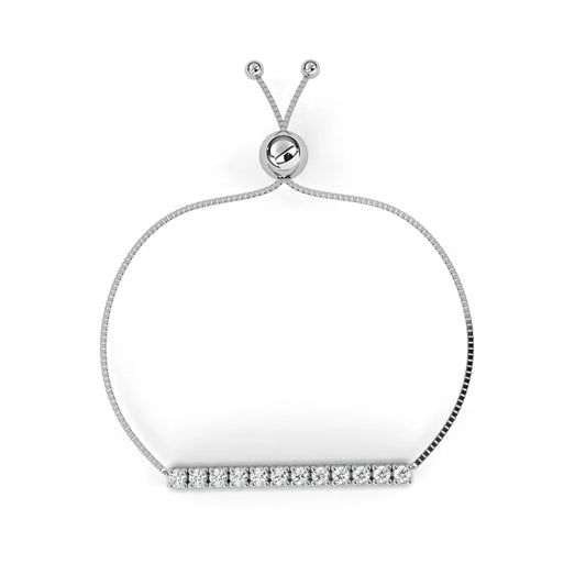 Timeless Adjustable Bar Lab Diamond bracelet