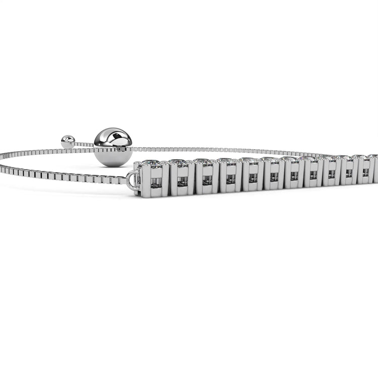 Timeless Adjustable Bar Moissanite bracelet