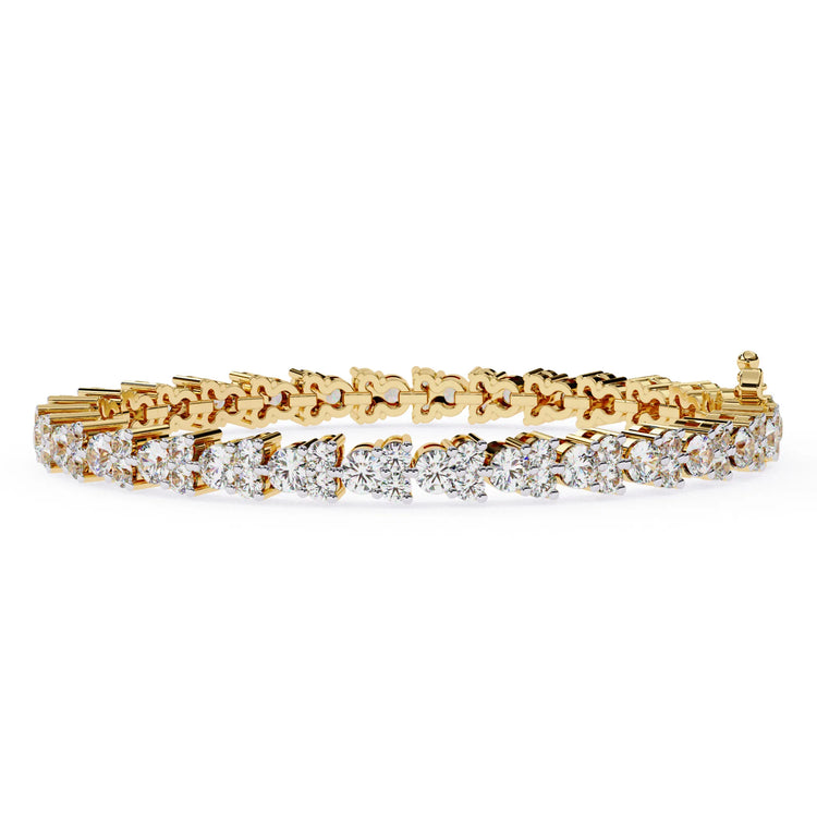 Gilded Embrace Moissanite Bracelet