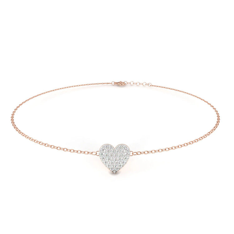 Radiant Heart Moissanite Bracelet