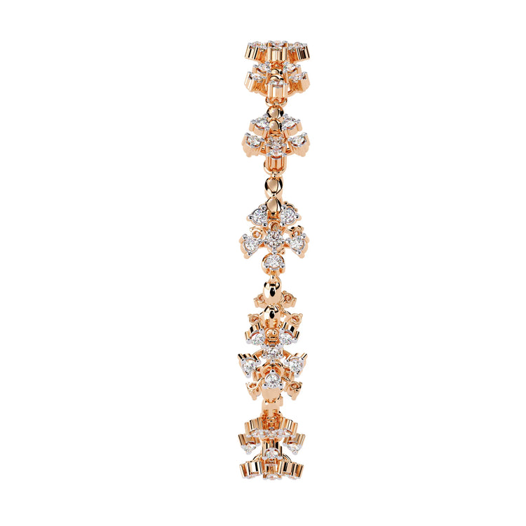 Petal Blossom Lab Diamond Bracelet