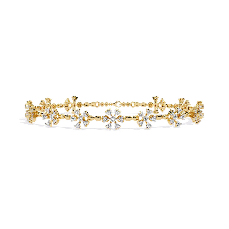 Petal Blossom Moissanite Bracelet
