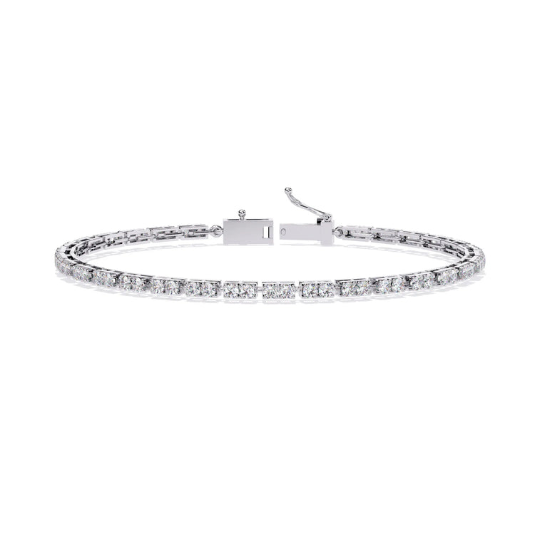Facet Baguette Lab Diamond Bracelet