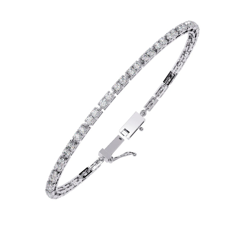 Facet Baguette Lab Diamond Bracelet