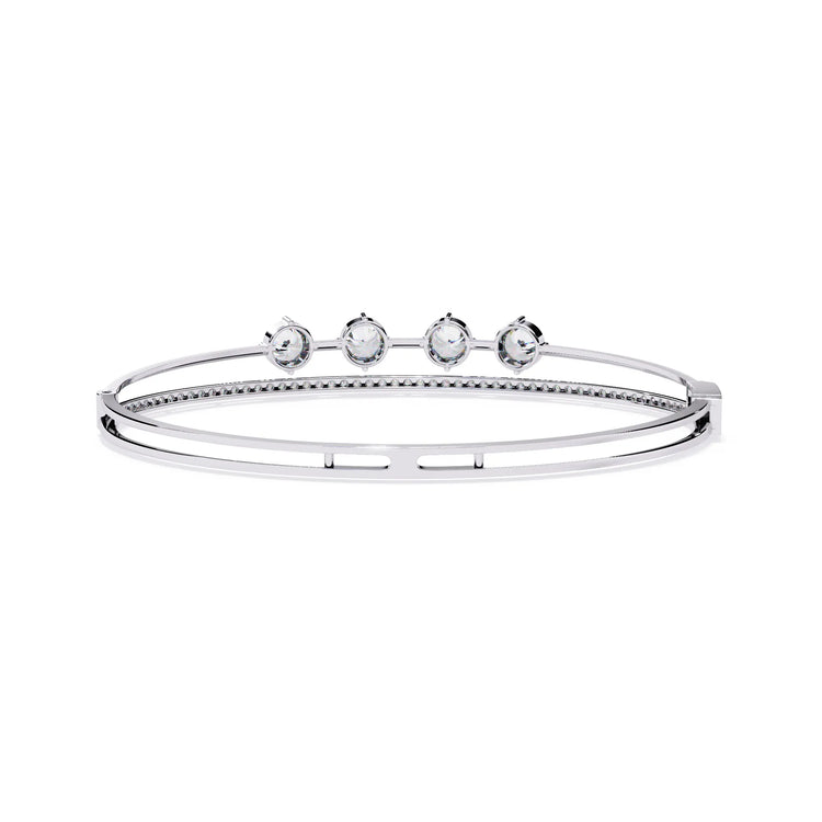 Duet and Dazzle Moissanite Bracelet