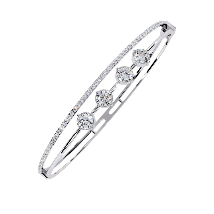 Duet and Dazzle Lab Diamond Bracelet