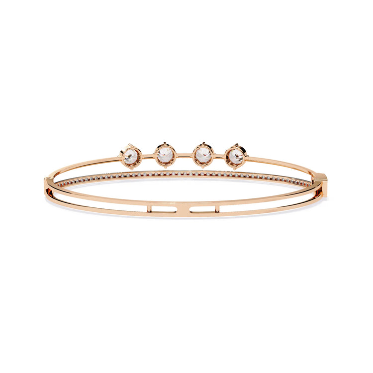 Duet and Dazzle Moissanite Bracelet