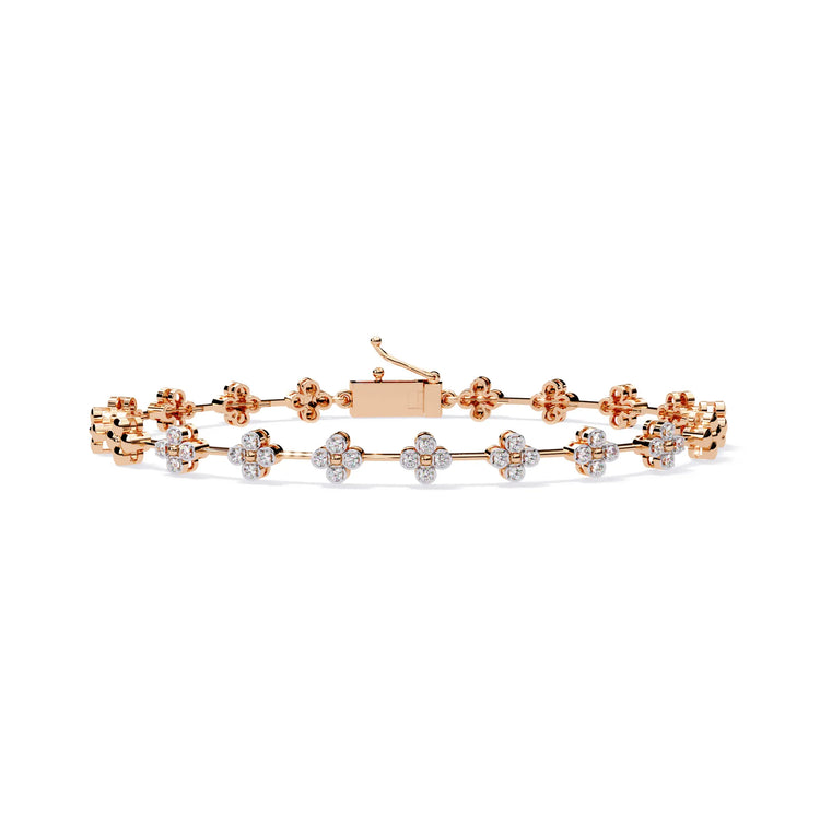 Fortune Bloom Moissanite Bracelet