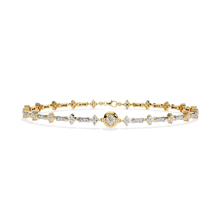 Luxe Medallion Moissanite Bracelet