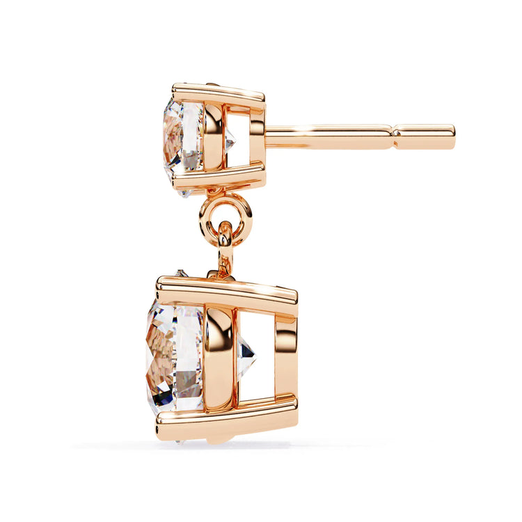 Classic Drop Lab Diamond Studs Earring