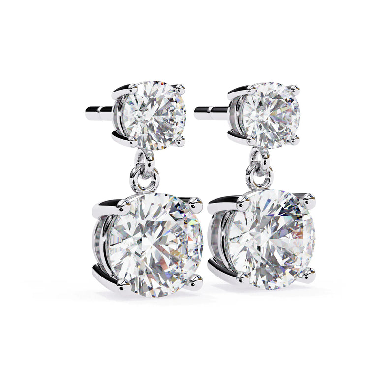 Classic Drop Lab Diamond Studs Earring