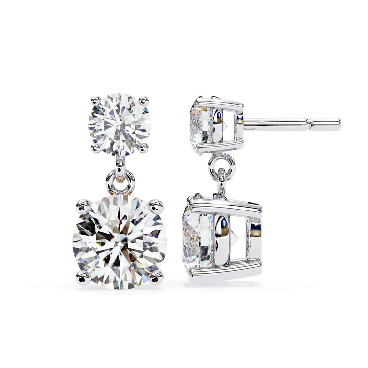 Classic Drop Lab Diamond Studs Earring