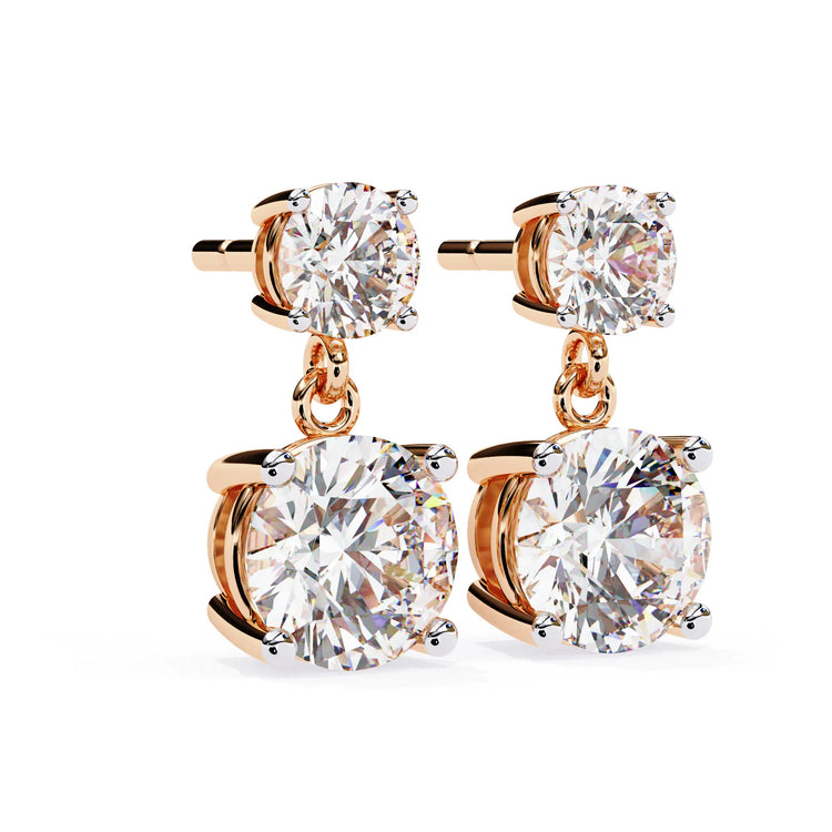 Classic Drop Lab Diamond Studs Earring