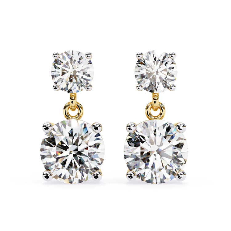 Classic Drop Lab Diamond Studs Earring