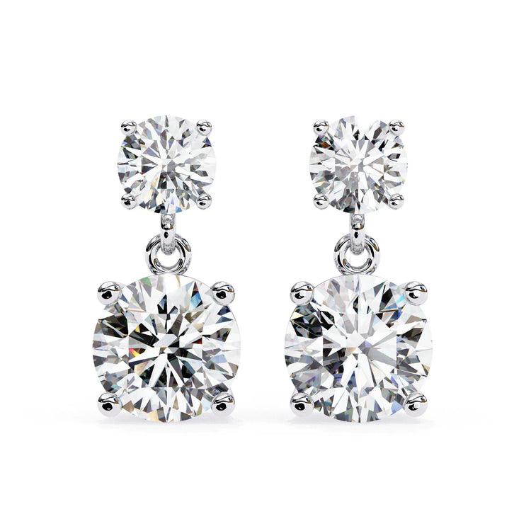 Classic Drop Lab Diamond Studs Earring