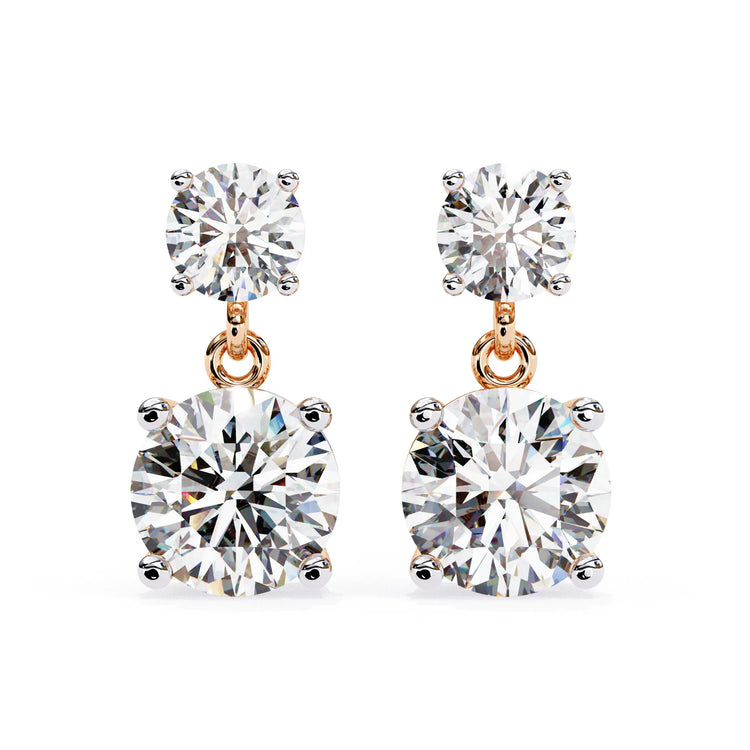 Classic Drop Lab Diamond Studs Earring