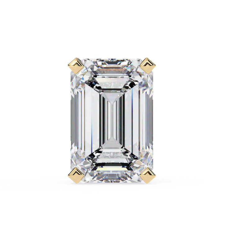 Emerald Cut Lab Diamond Studs Earring