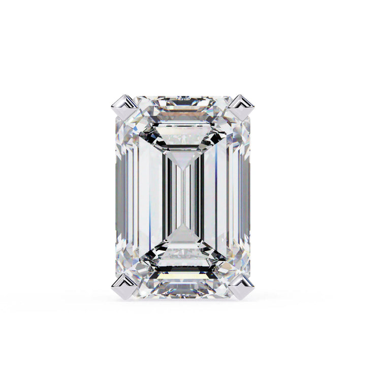 Emerald Cut Lab Diamond Studs Earring