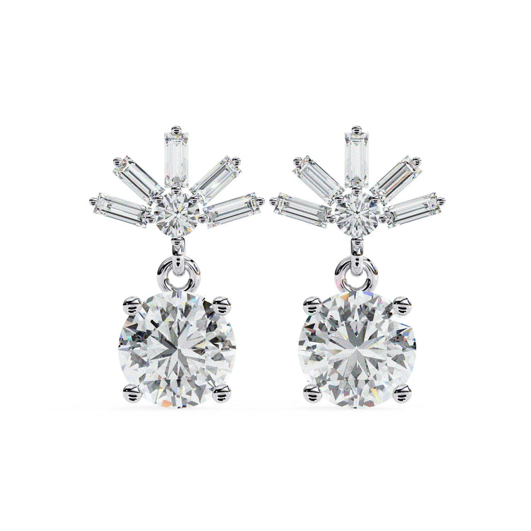 Starlit Radiance Drop Lab Diamond Earring