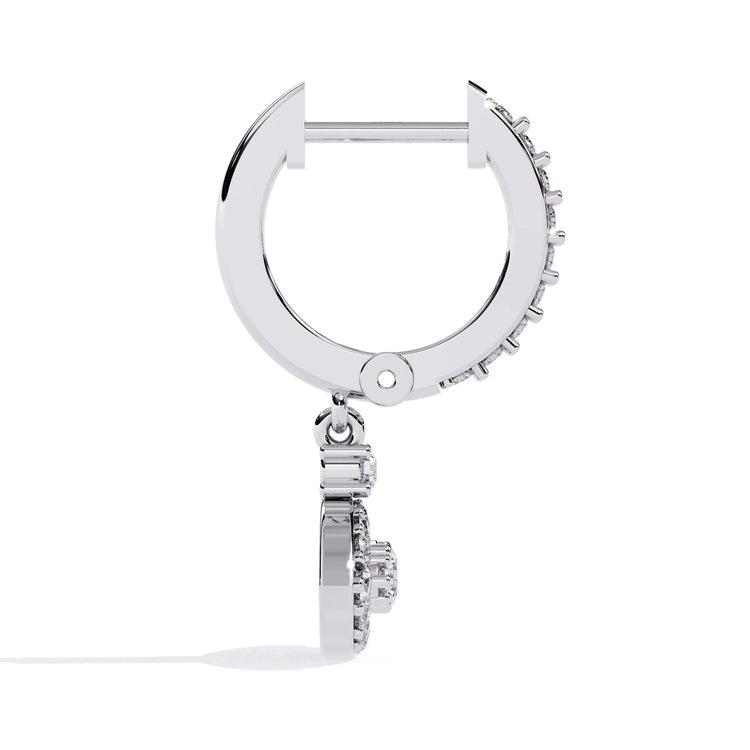 Mystic Eye Moissanite Earrings