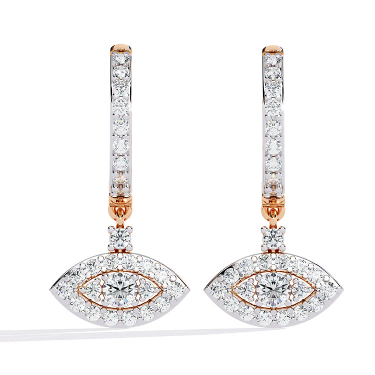 Mystic Eye Moissanite Earrings