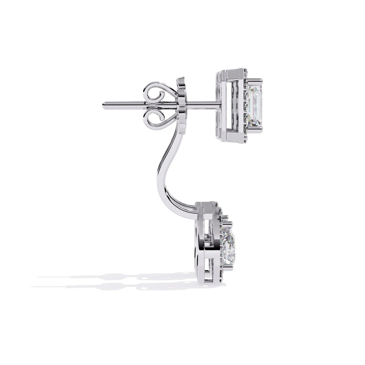 Duo Radiance Detachable Lab Diamond Earrings
