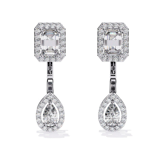 Duo Radiance Detachable Lab Diamond Earrings