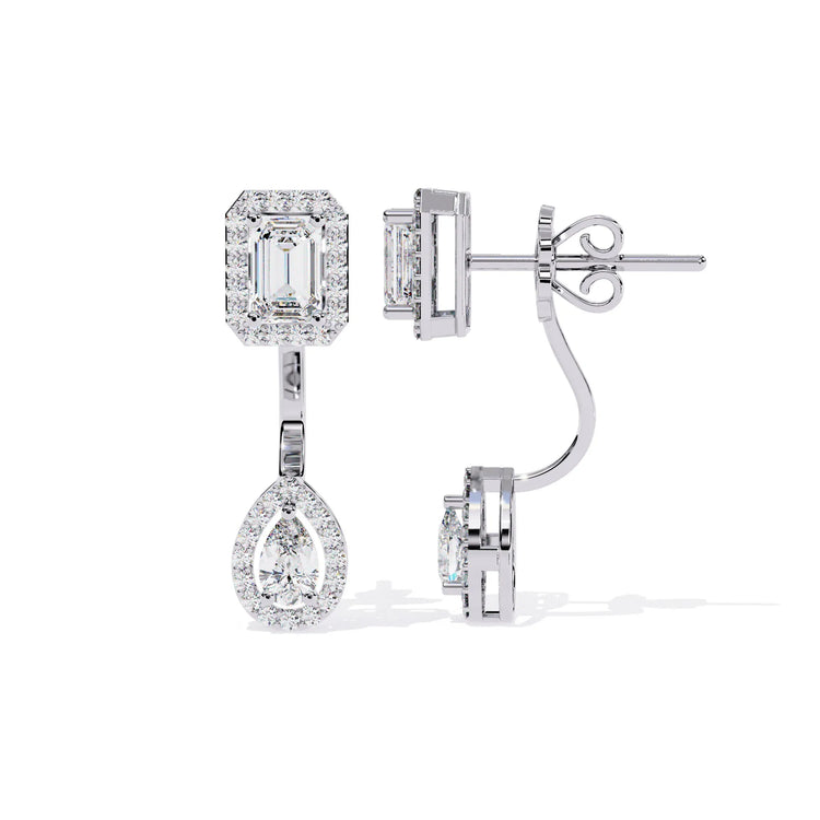 Duo Radiance Detachable Lab Diamond Earrings