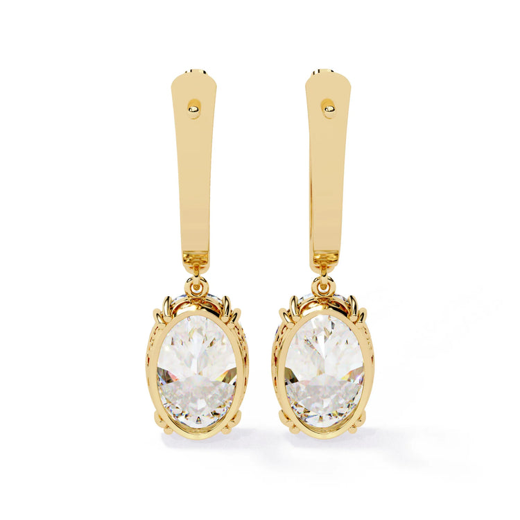Celestial Elegance Moissanite Earrings