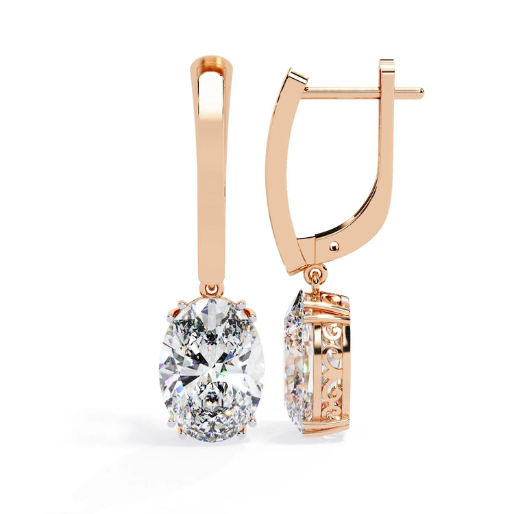 Celestial Elegance Moissanite Earrings