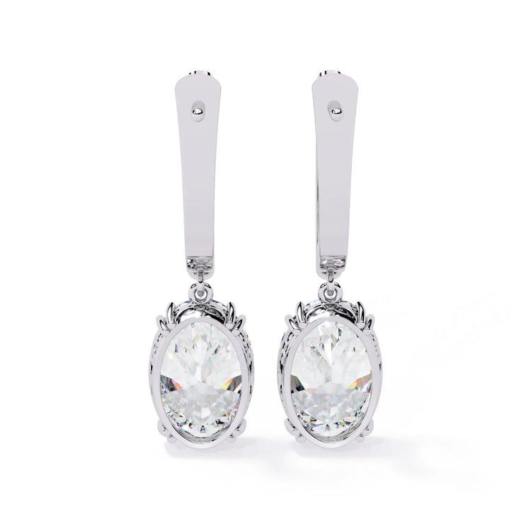 Celestial Elegance Moissanite Earrings