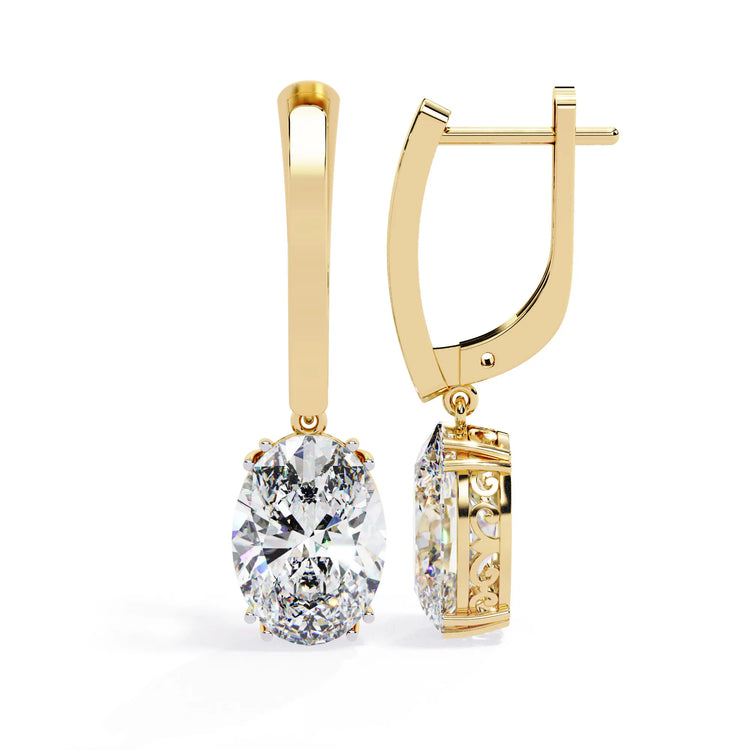 Celestial Elegance Moissanite Earrings