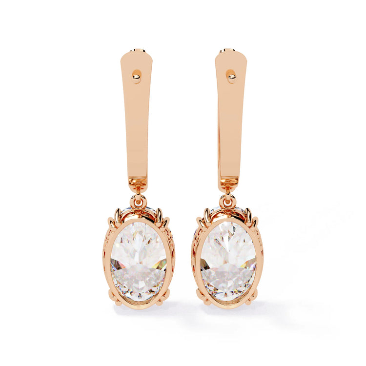 Celestial Elegance Moissanite Earrings
