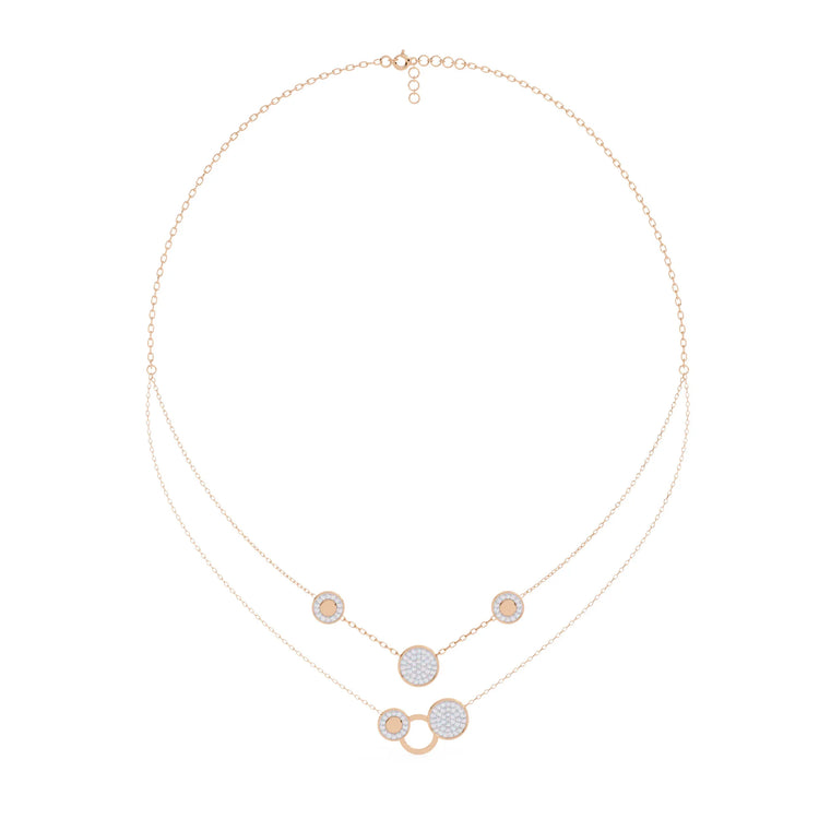 Twinkling Orbit Lab Diamond Necklace