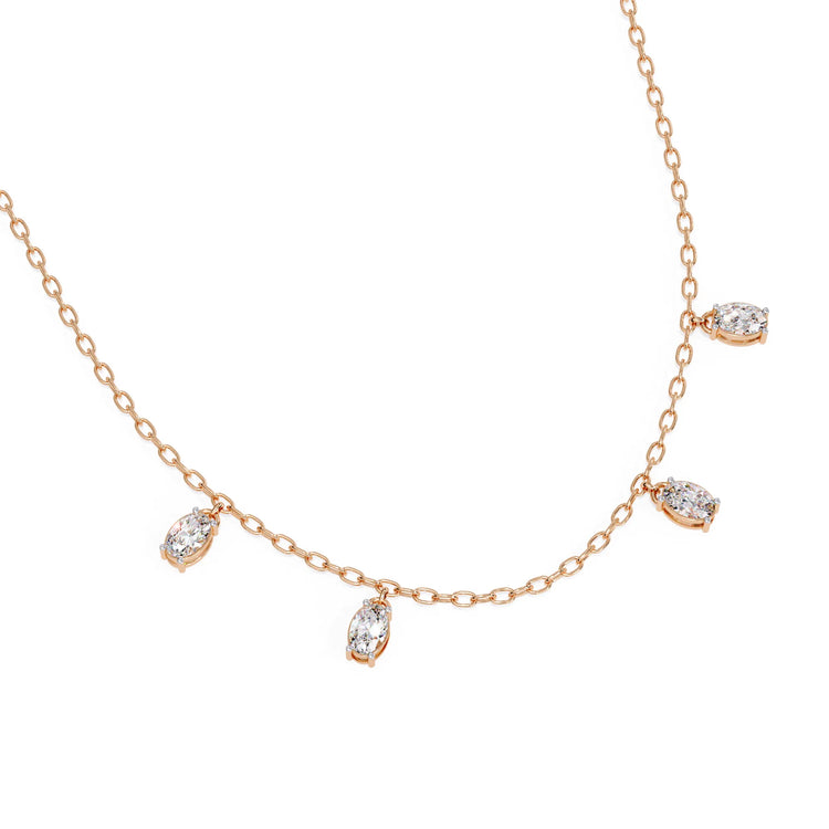 Luxe Drops Lab Diamond Necklace