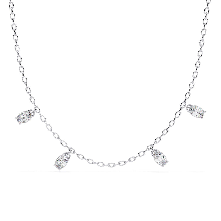 Luxe Drops Moissanite Necklace
